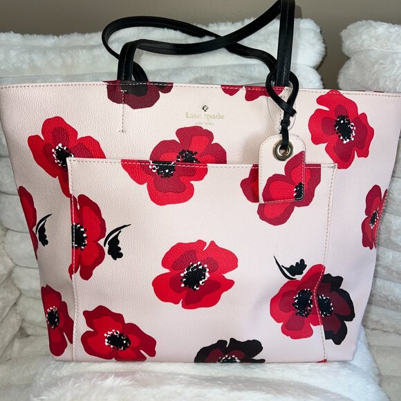 kate spade Handbags - Kate Spade New York Hyde Lane Poppies Riley Tote